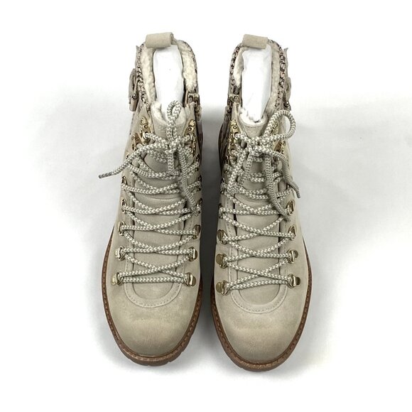 Sam Edelman Tenlee Suede Leather Lace-Up Lug Sole Hiker Boot 7 - Picture 6 of 12